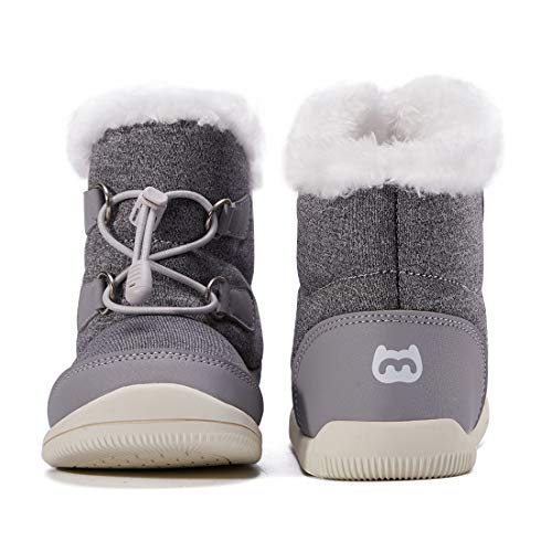 BMCiTYBM Baby Snow Boots Boys Girls Winter Infant Shoes Anti-Slip 6 9 12 18 24 Months Faux Fur Gray Size 12-18 Months Toddler BMCiTYBM Baby Snow Boots Boys Girls Winter Infant Shoes Anti-Slip 6 9 12 18 24 Months Faux Fur Gray Size 12-18 Months Toddler